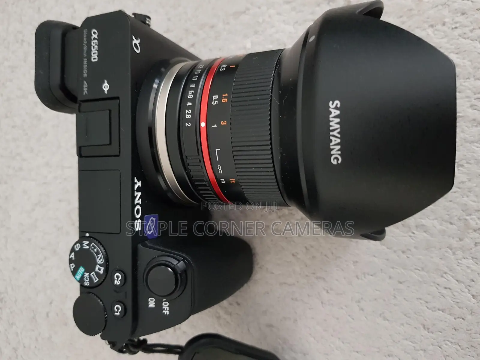 Sony A6500 Digital Camera With Samyang 12MM 1:2.0 Lens