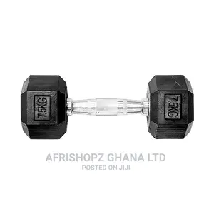 Hex Dumbbell 7.5kg Black