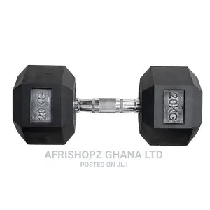 Hex Dumbbell 20kg Black