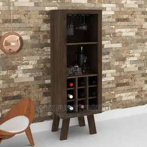 Wine Rack Glass Cup Holders) COFFE BROWN