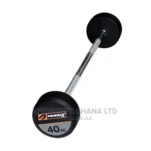 Rubber Barbell With Straight Bar 40kg LDBS-221-40kg