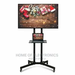 Suitable for Business Mobile Trolley TV Stand + Wheels(32-70