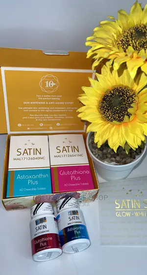Satin Skinz Gluta Tabs Skin Supplement New Packaging