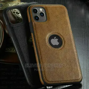 iPhone 13 Leather and Tpu Cover