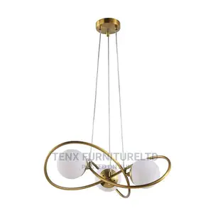 Chandelier (Glass+Iron) LED