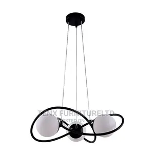 Chandelier ( LED ) Black Rails