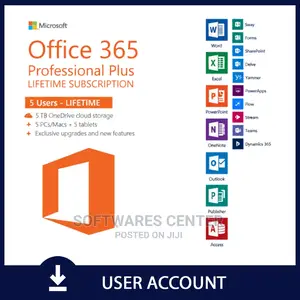 Genuine Microsoft 365 Lifetime Account for 5 Devices