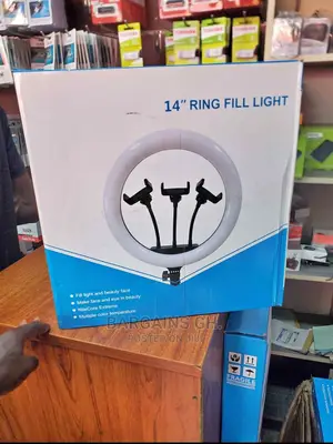 14 Inches RGB Ring Light With Stand and Remote