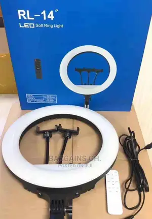 14 Inches RGB Ring Light With Stand and Remote