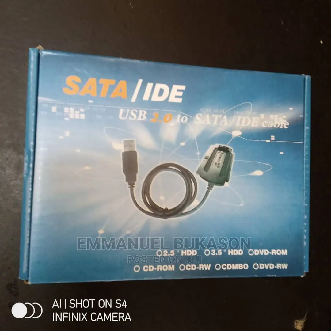 Sata and IDE Cable With Power for Desktop