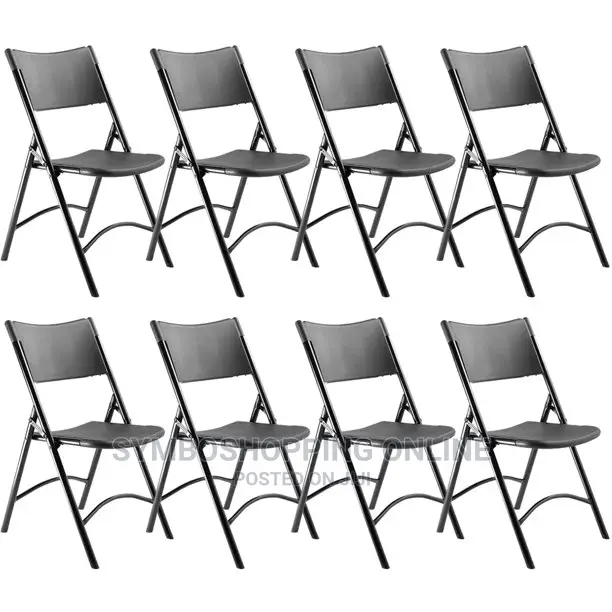National Public Seating Heavy Duty Plastic Folding Chair