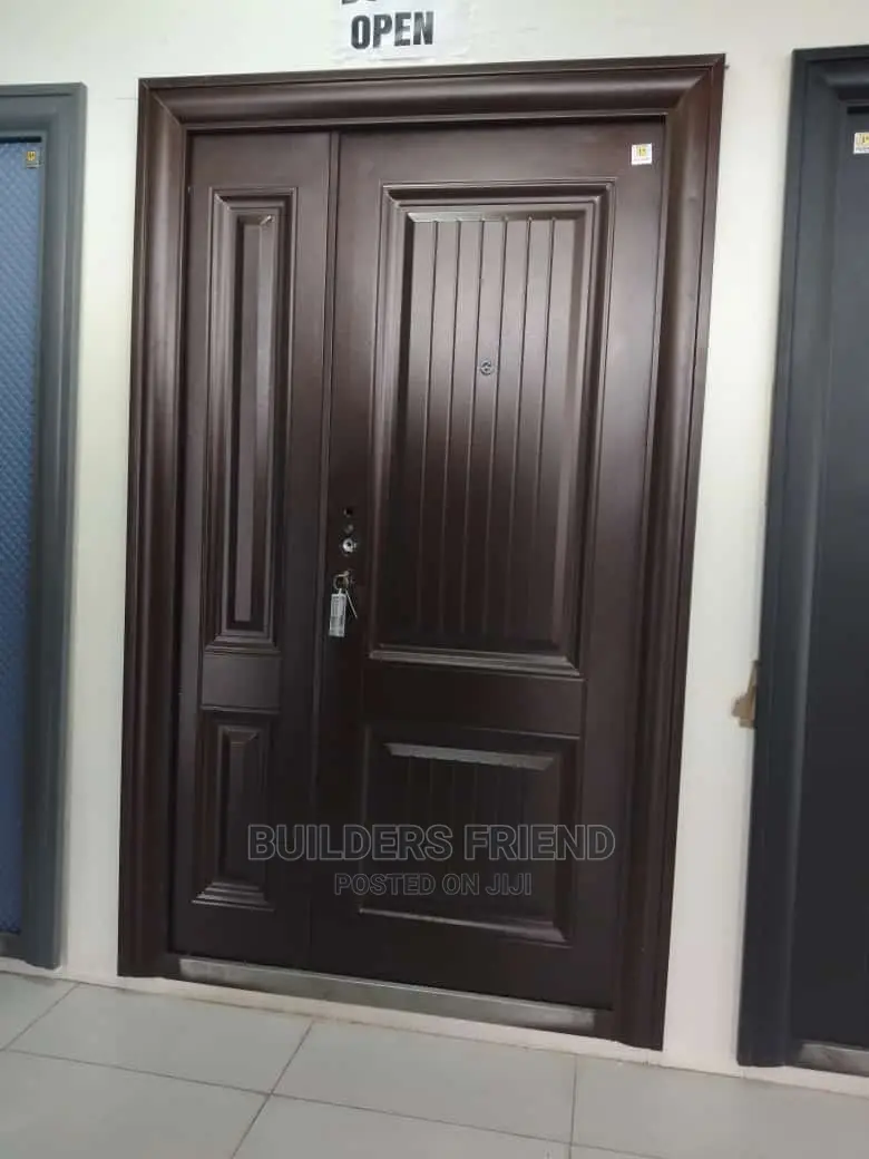 One and Half Brown Stainless Steel Security With Frame+Locks