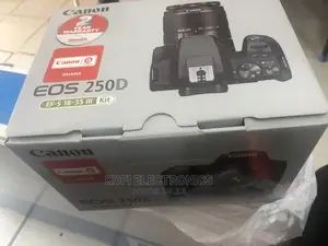 CANON DSLR Camera Eos-250d 18-55 KIT 24.1mp 4K Wifi