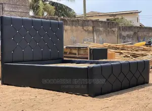 Double Black Bed Frame