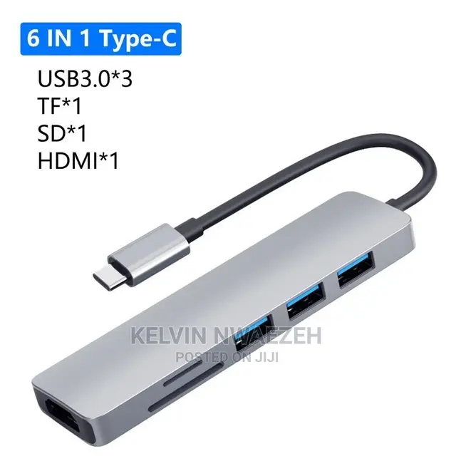 Type C Adapter 6 in 1 4K
