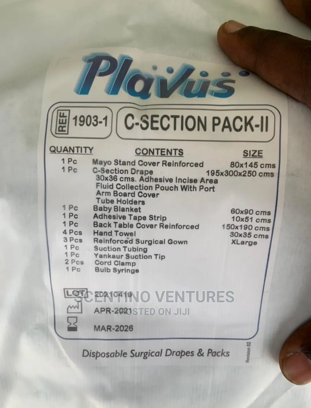 Disposable Surgical Drapes and Packs