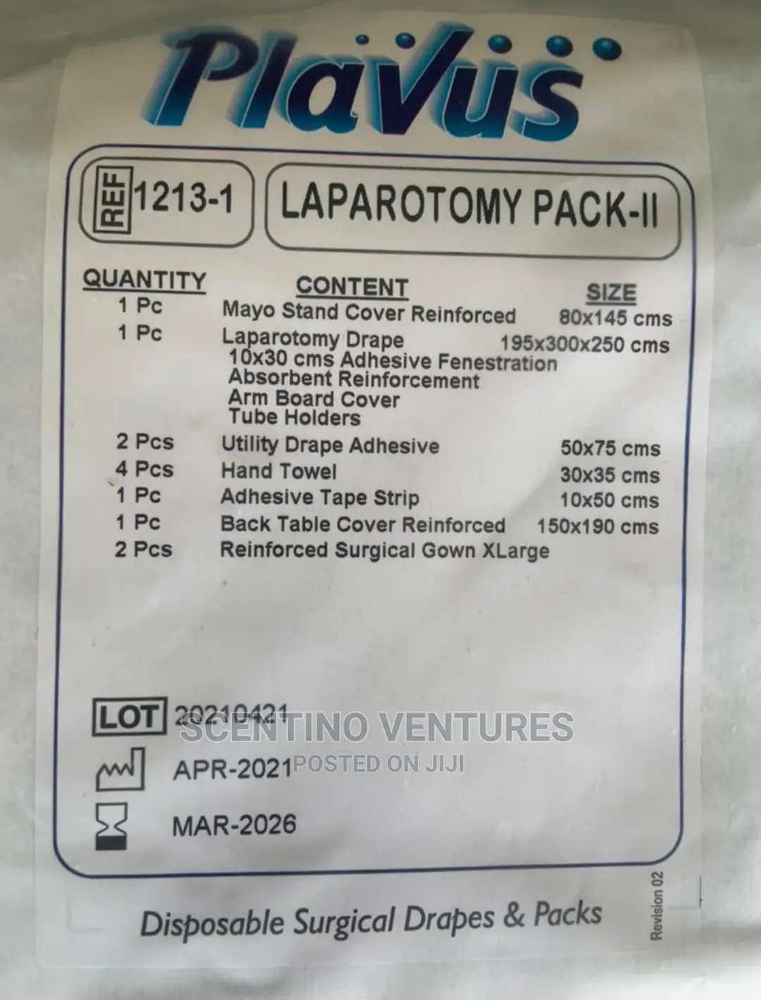 Disposable Surgical Drapes and Packs