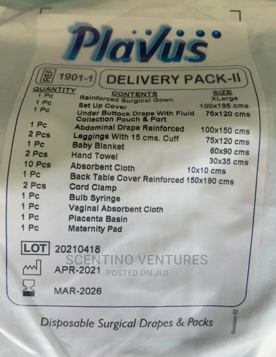 Disposable Surgical Drapes and Packs