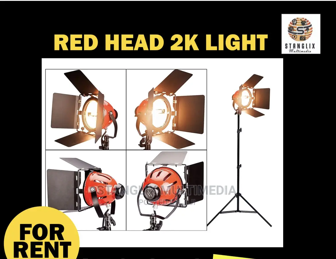 Red Head 2K Light for Rentals Only