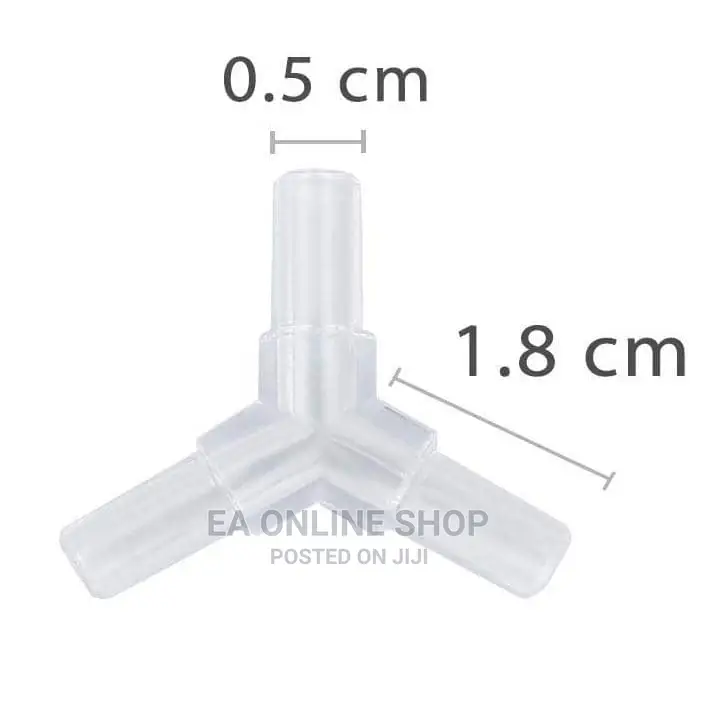 Aquarium Plastic Air Hose Connectors Tube.