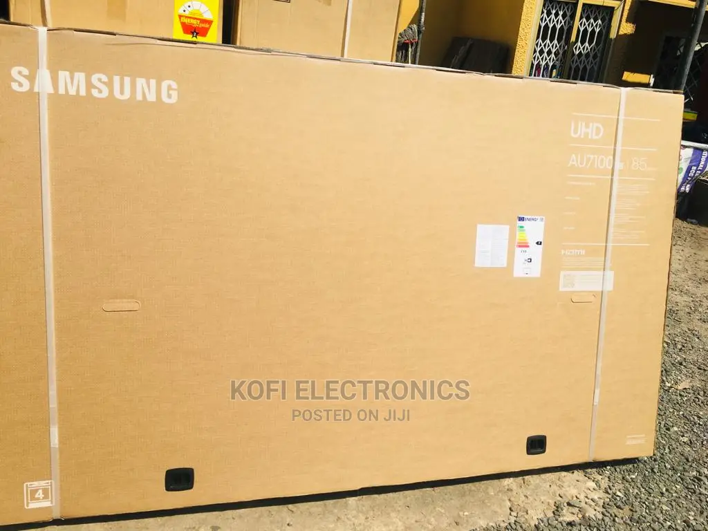 Black Grey TV Samsung 85AU7172, 214 Cm, Smart, 4K Ultra HD,