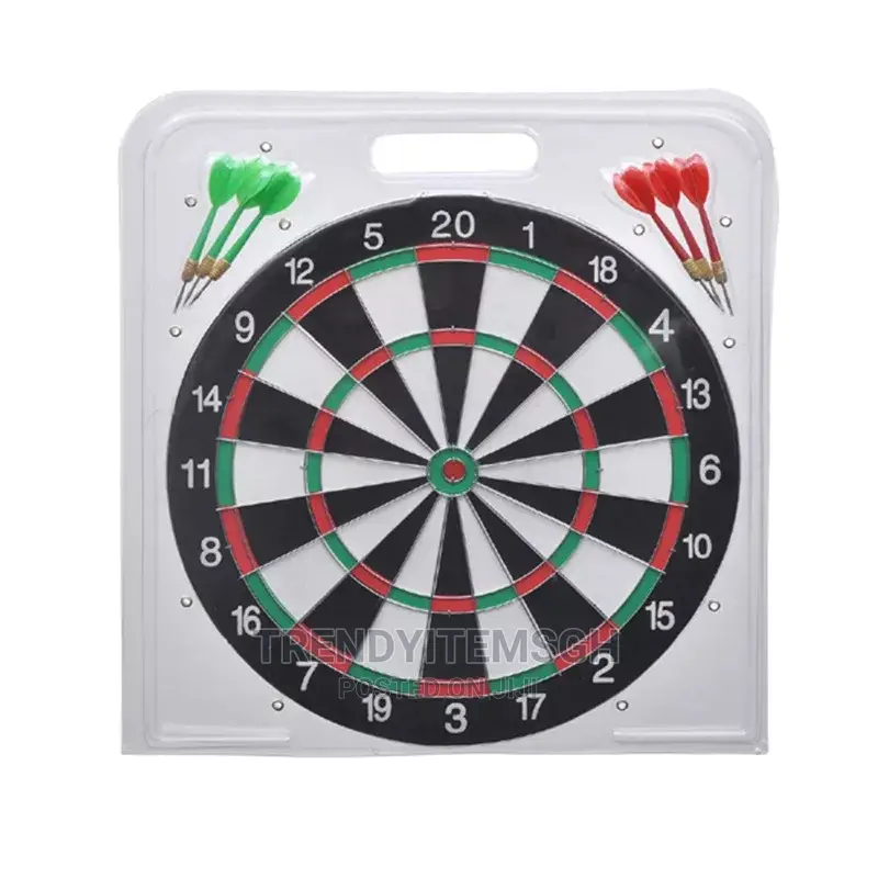 Super Big 17 Inches Double Sided Flocked Dart Board Game