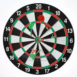 Super Big 17 Inches Double Sided Flocked Dart Board Game