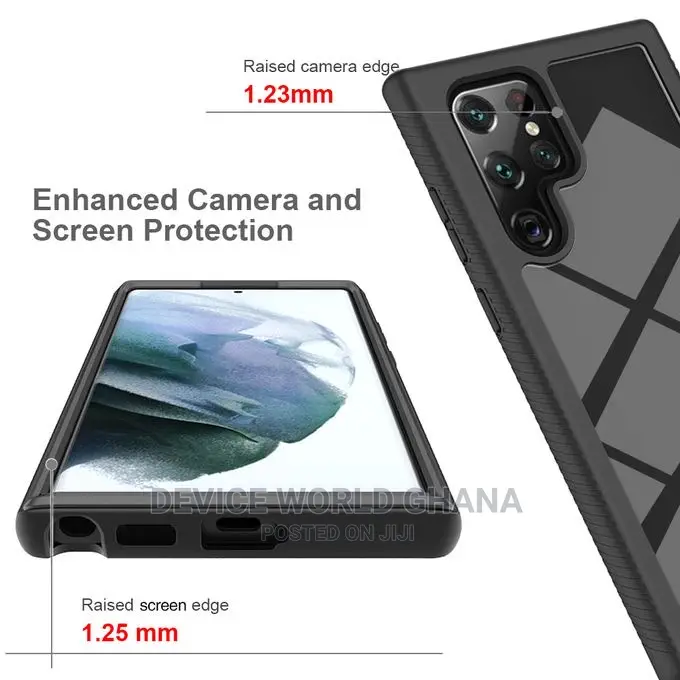 Transparent 360 Case 4 Samsung S26ultra S25ultra S24u S23u S22u S25 22