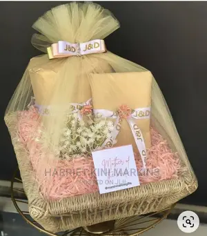 Wedding Gowns And Engagement Basket For Renting