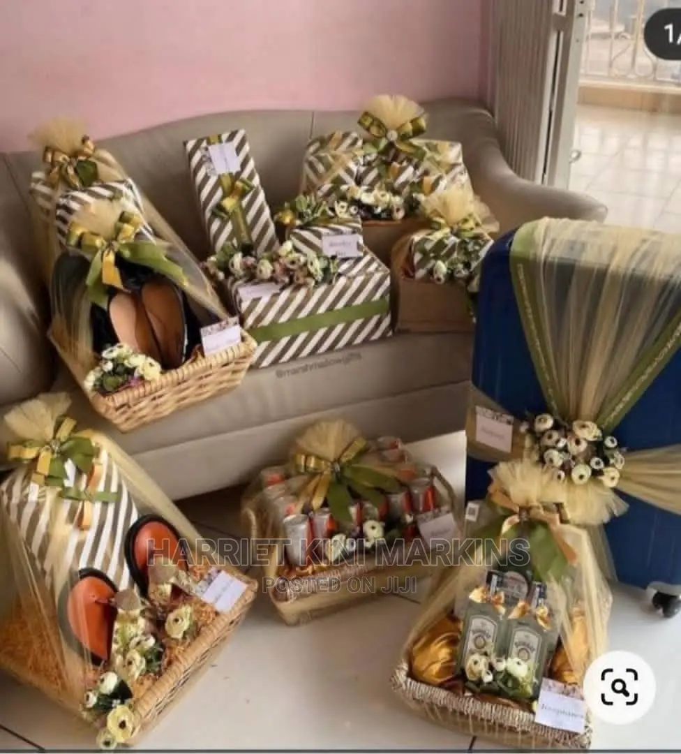 Wedding Gowns And Engagement Basket For Renting