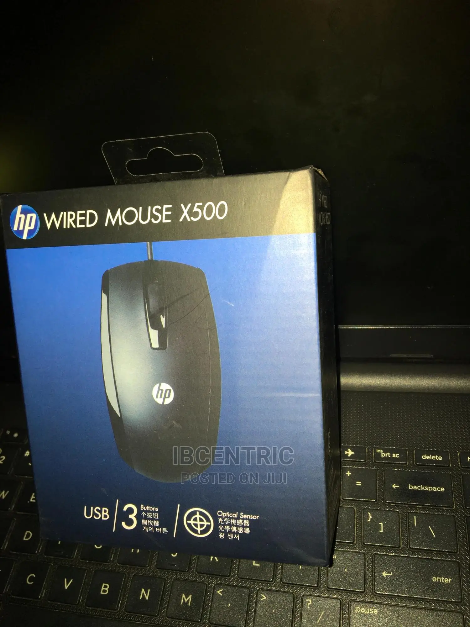 HP Wired Mouse X500