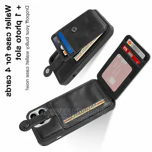 iPhone 13pro Max Wallet Case 4 Cards Photocase