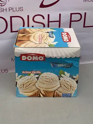 Domo Ice Cream Powder Vanilla Flavor (70g*12)