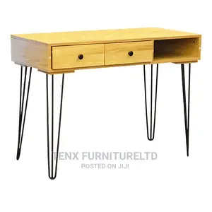 Computer Desk With( Retro Metal Legs)