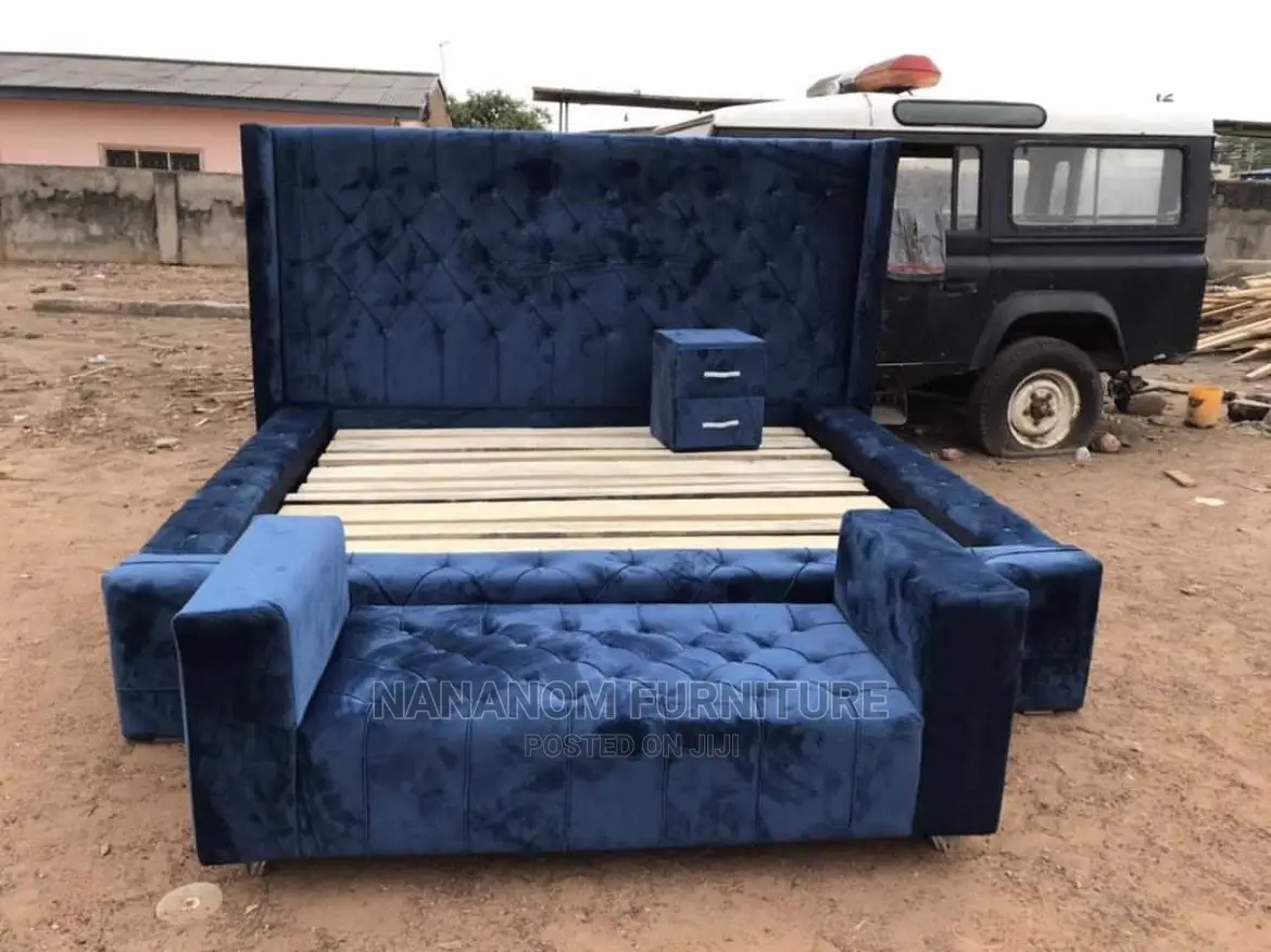 King Size Bed Frame Available With Seat and Drawer