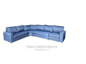 Sofa Set L Shape ( 6 Seater Katrina ) Grey