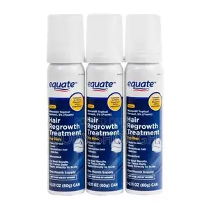 Equate Minoxidil Foam for Baldness Receding Hairlines