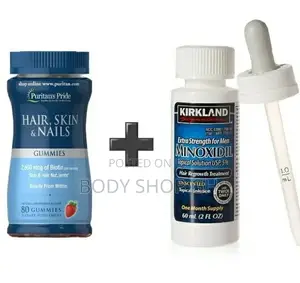 Beard Growth Combo Pack (Kirkland Minoxidil + Hair Gummies)