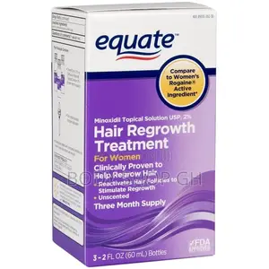 Equate Minoxidil for Women- Hairloss Hair Thinning Remedy