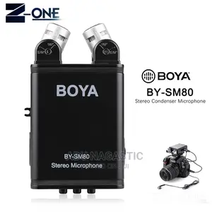 Boya-Sm80 Stereo Video Camera Microphone