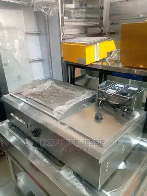Gas Griddle With Deep Fryer