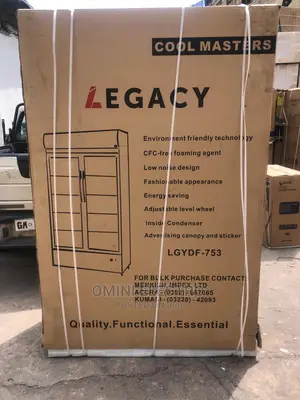 Brand New Double Door Display/Showcase Fridge