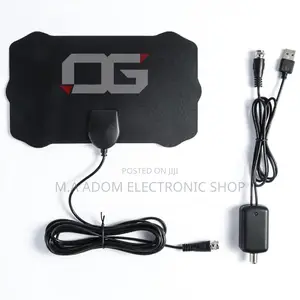 Digital T2 Fullhd Indoor Antenna With 5v Power Booster