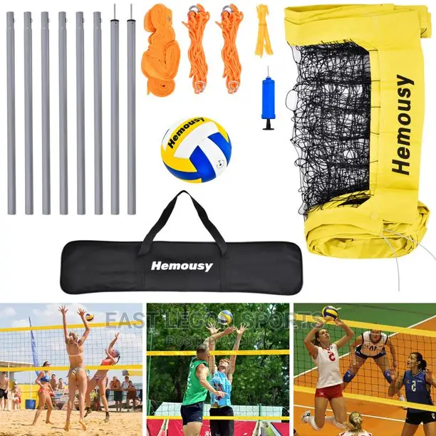 Volleyball Set With Stand, Rope and Ball