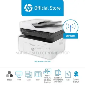 Brand New Hp 137 FNW Multi Purpose Printer