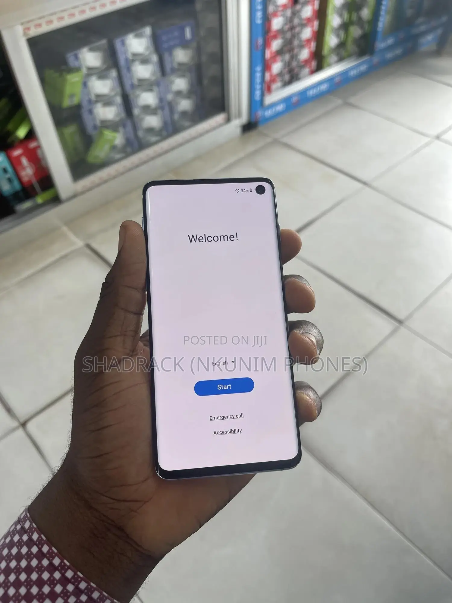 New Samsung Galaxy S10 128 GB Blue