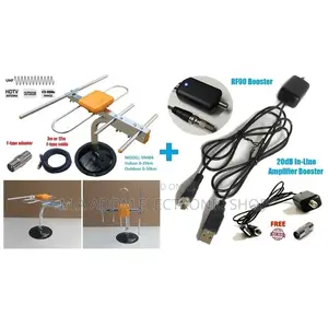 Indoor Digital Antenna With 5v Booster for Stable Channels