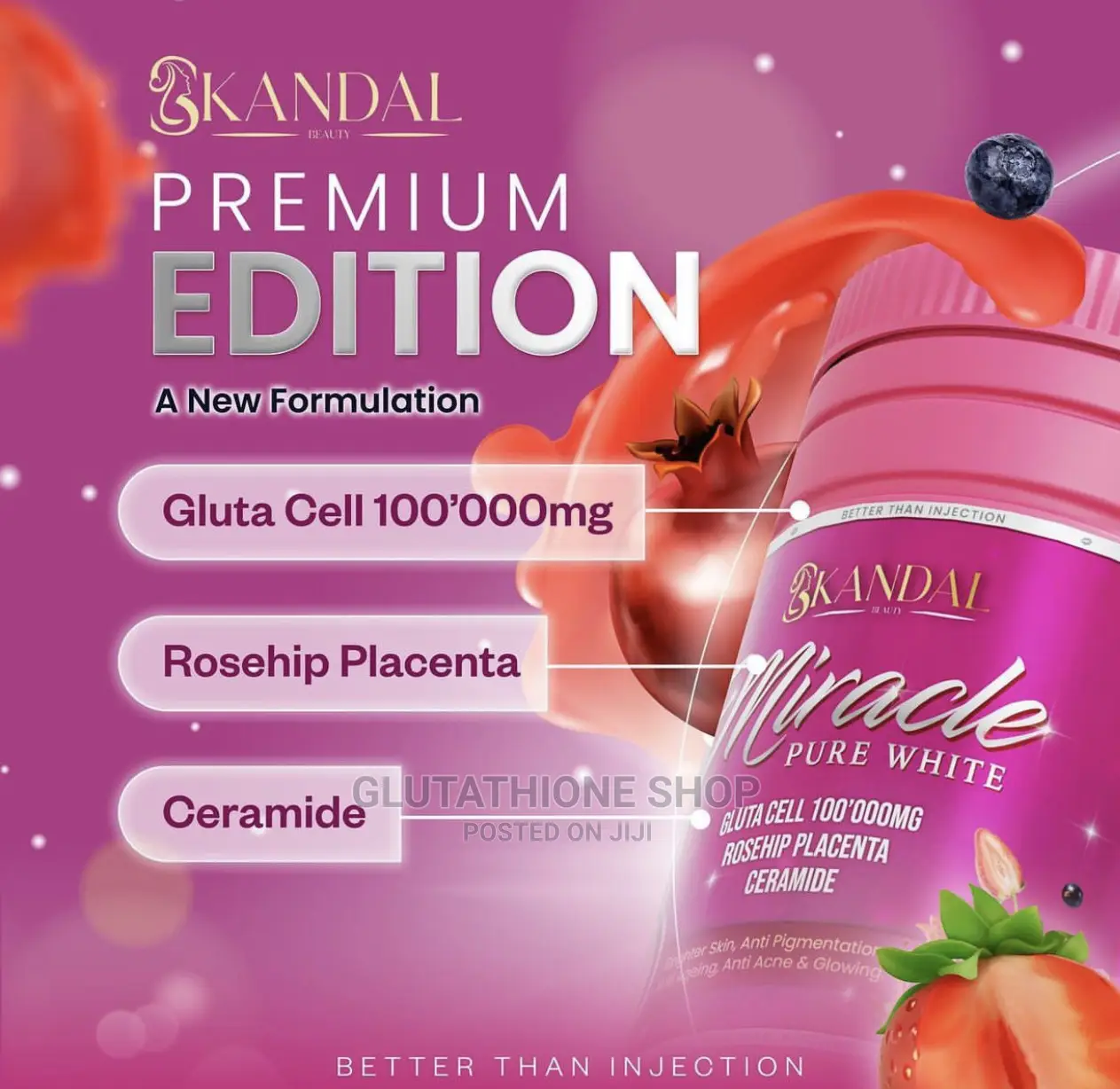 Miracle Pure White Newly Packaged Skin Supplement
