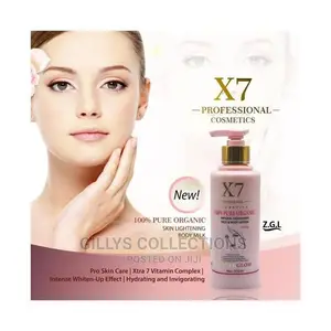 X7 Pure Organic Natural Lighting Face and Body Lotion