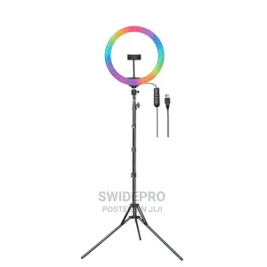 RGB RING LIGHT + Tripod Stand 10” 26cm